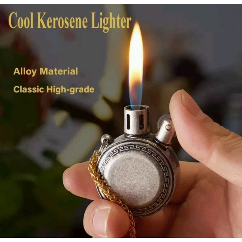 korek Gas Retro Clasik Vintage Gratis Grafir Nama/Logo