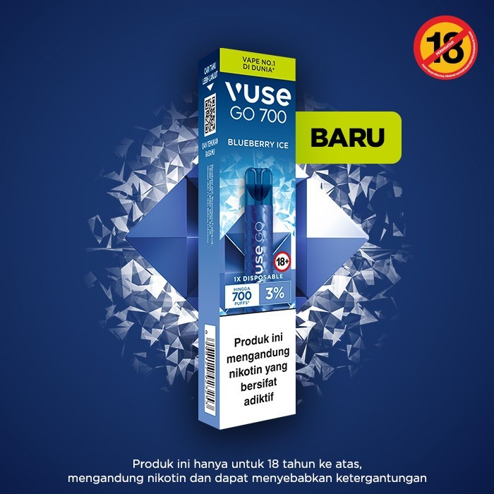 vuse go indonesia Vape siap pakai tanpa ribet dan tanpa charge