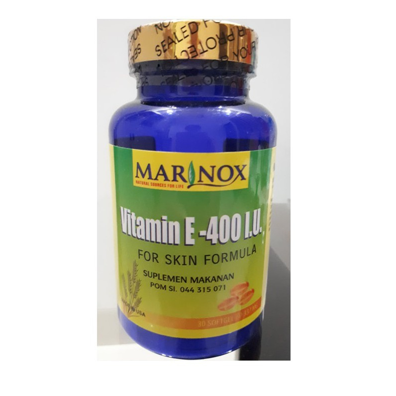 MARINOX VITAMIN E 400 IU | VITAMIN KULIT, ANTIOKSIDAN, KESUBURAN