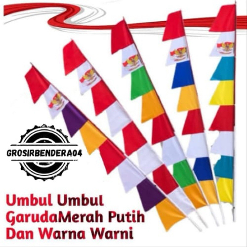 10 PCS UMBUL UMBUL WARNA WARNI