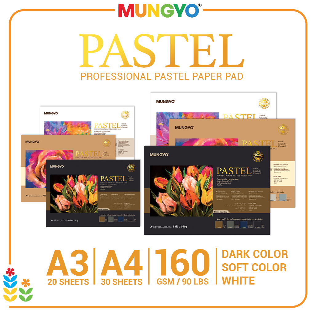 

Mungyo Pastel Paper Pad Set Kertas Drawing Coloring