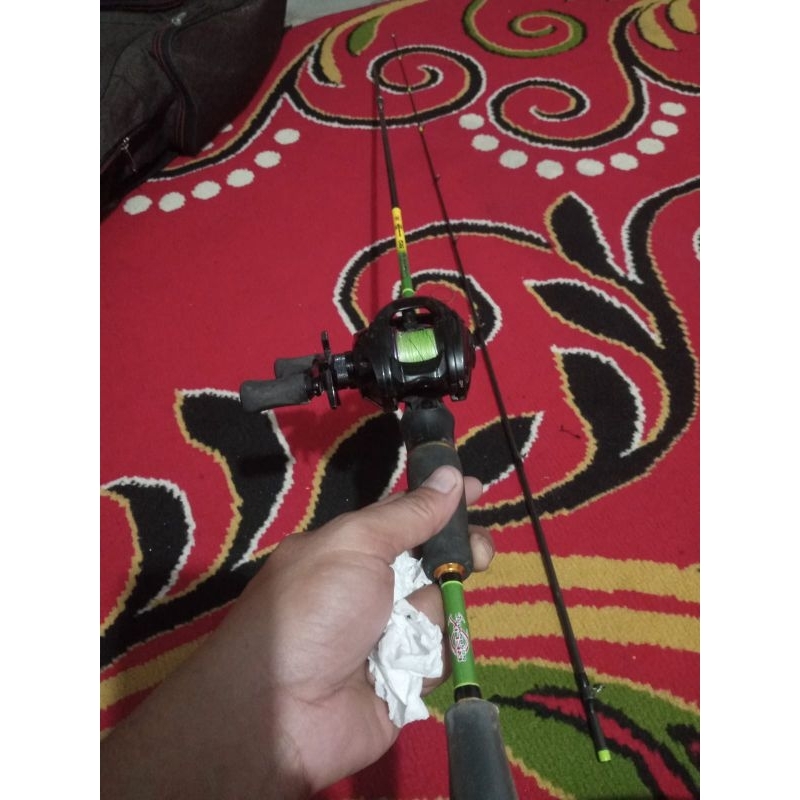 joran set relix capung 662 1-5 lbs dan rell okuma scorpio bc