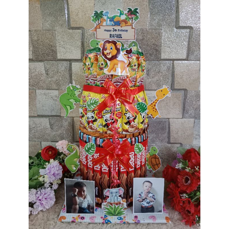 

kerangka snack tower 1 susun