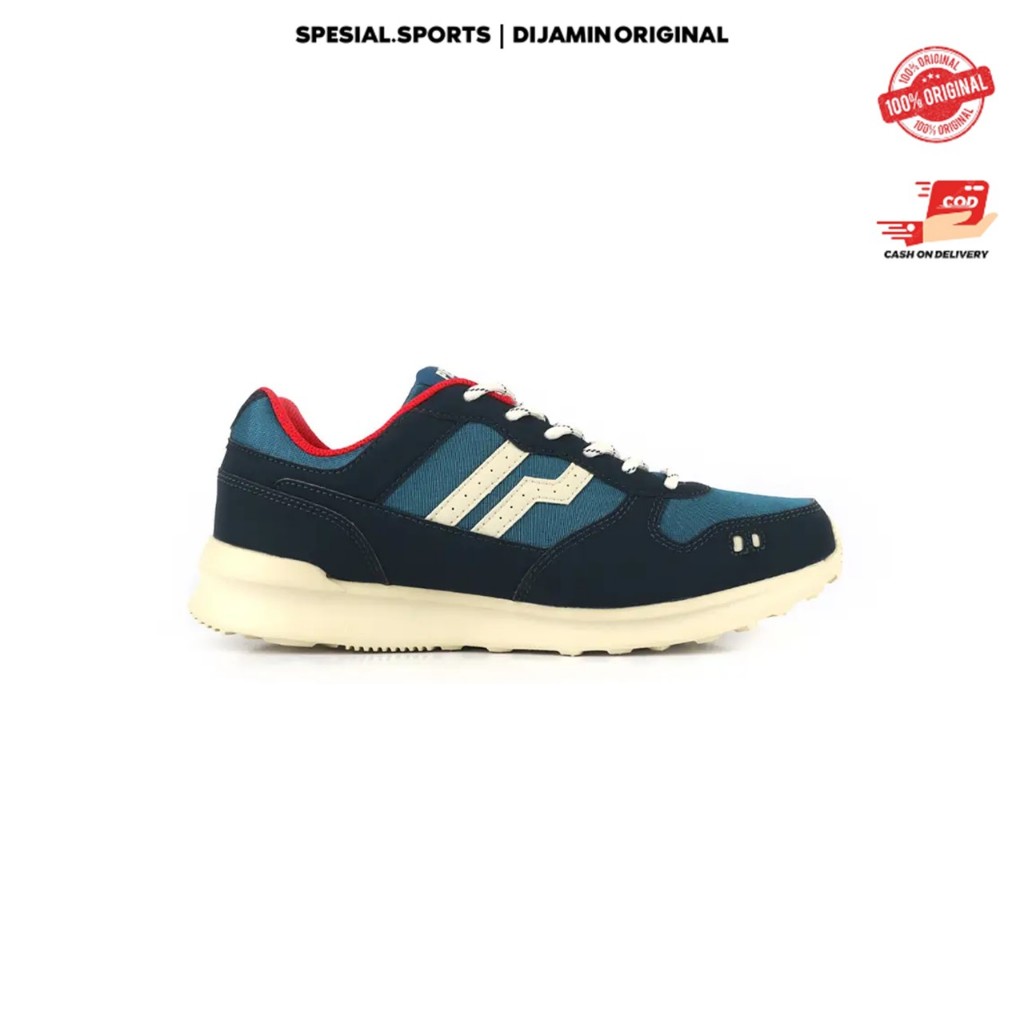 PIERO JOGGER MAJOLICA BLUE - Sepatu Sneakers casual