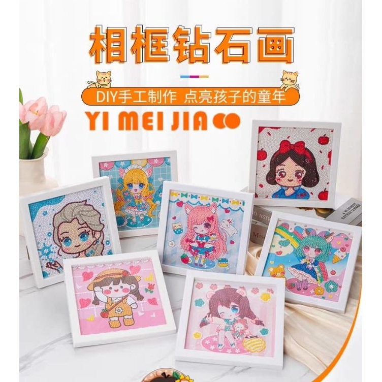 

Promo Laris ACC Market88 Mainan Set Diamond Painting Sanrio Edition DIY Kerajinan Lukis Berlian 5D