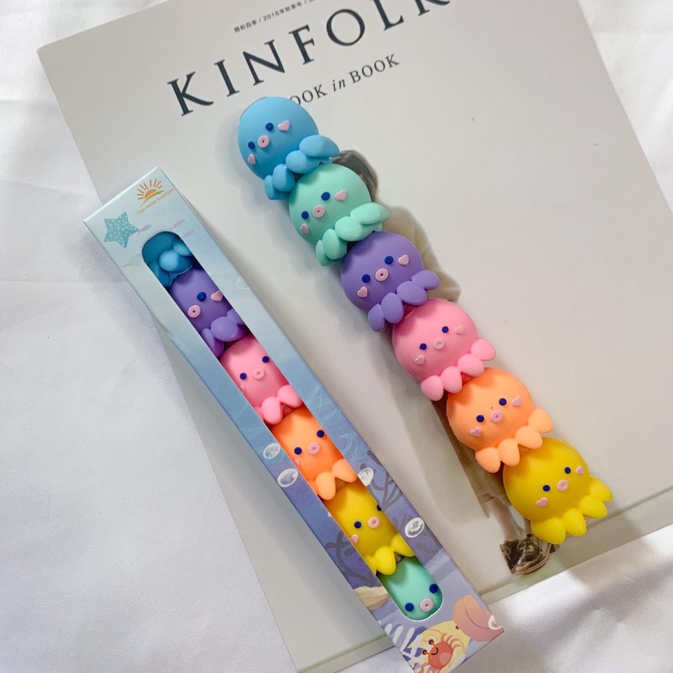 

KODE I38I STABILO GURITA 1 SET 5 BIJI OCTOPUS VIRAL HIGHLIGHTER TERMURAH ALAT TULIS KANTOR KADO LUCU UNIK SOUVERNIR GROSIR READY COD 5 WARNA FULLCOLOR