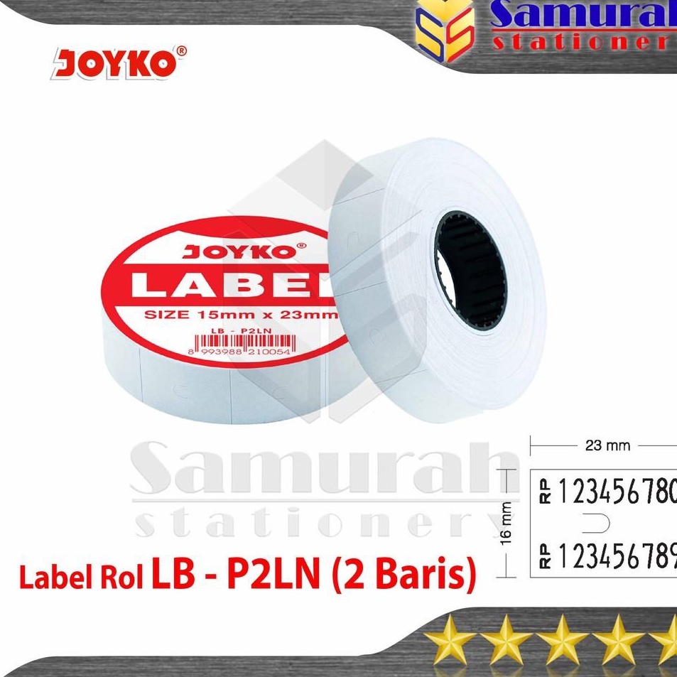 

Diskon Istimewa Kertas Label Rol 2 Baris LBP2LN Joyko Price Label LB 2LN Isi 2 Line untuk MX66A MX66N