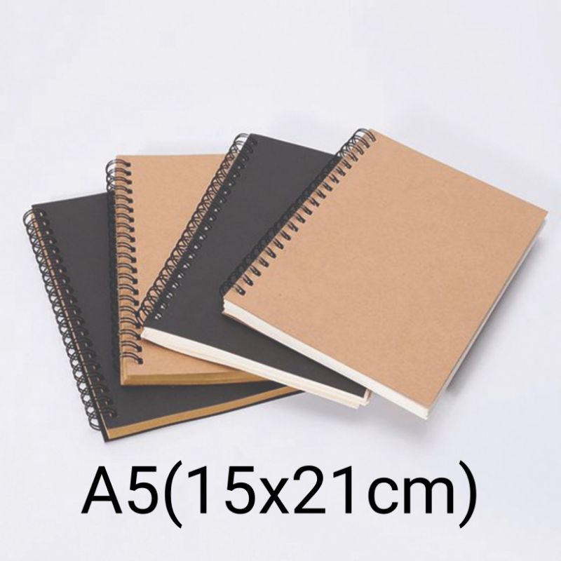 

NOTEBOOK A5/JURNAL A5/BUKU CATATAN A5/VINTAGE/BROWN PAPER/HVS/BOOKPAPER/STATIONARY/NOTEBOOK MURAH