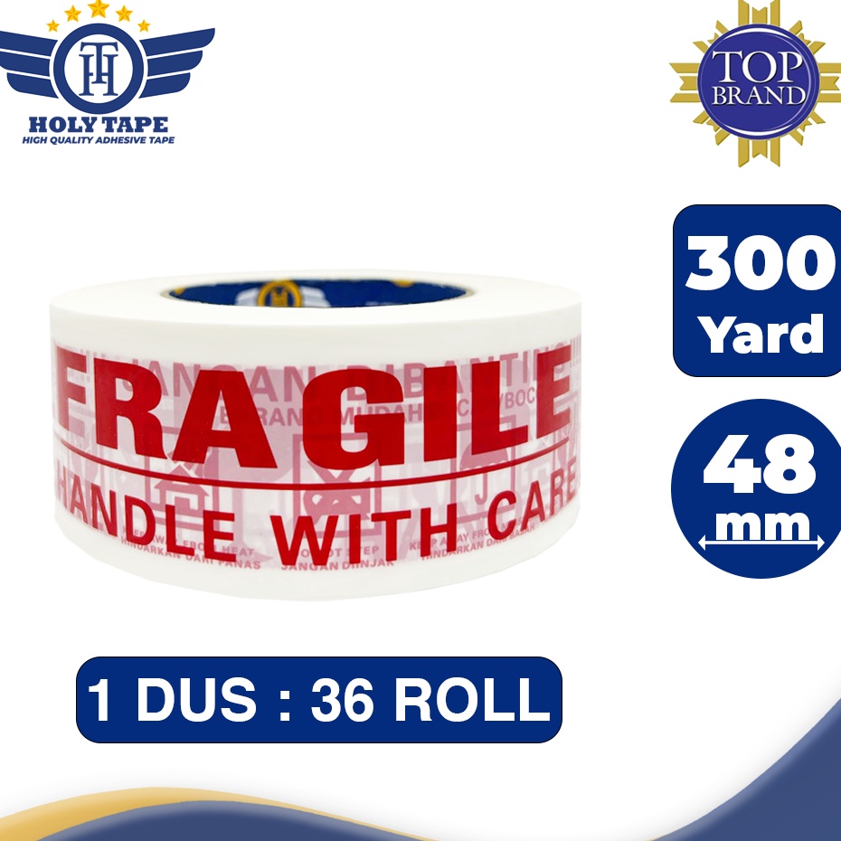 

Pusat Original LAKBAN FRAGILE 3 YARD FULL PUTIH HOLYTAPE KUALITAS DAIMARU