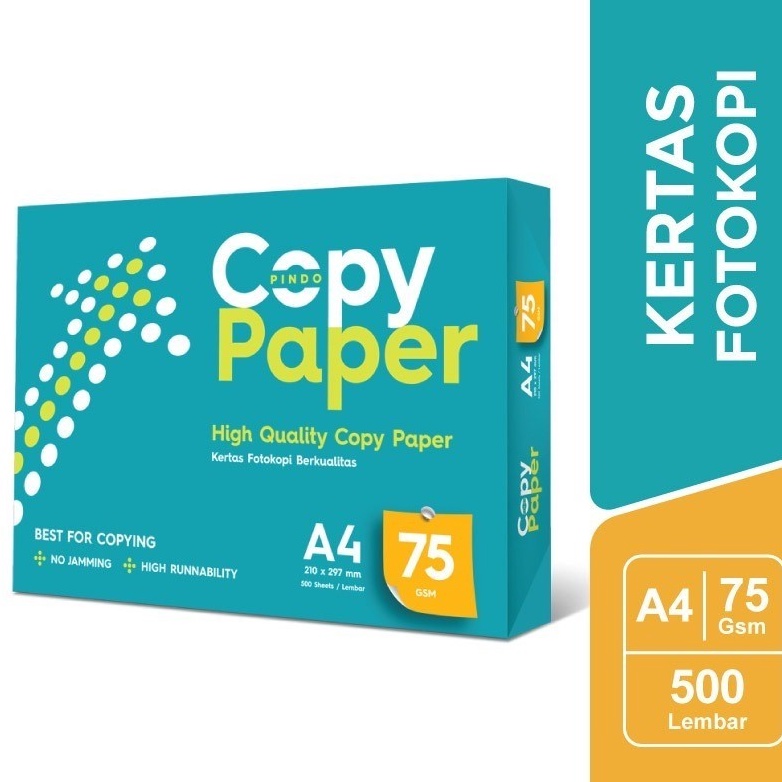 

Hadir Terbaru Kertas HVS A4 75 GR COPY PAPER