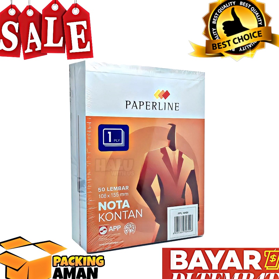 

Garansi Termurah BISA COD PROMO 1 Pcs Bon Nota Kontan Paperline 1 Ply Rangkap 1 Rangkap Kecil