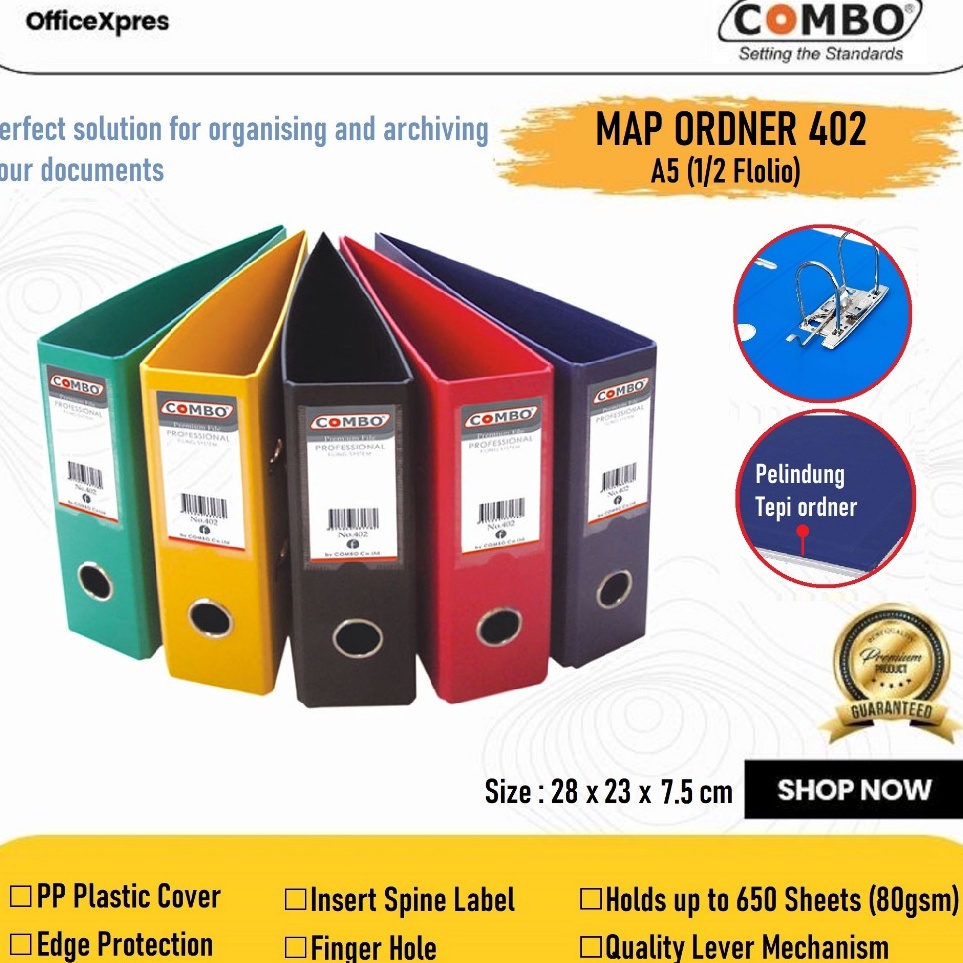 

Segera Ambil Odner PVC Colour File Kwitansi File Pvc 42 Warna Combo Map Ordner Folder File A5