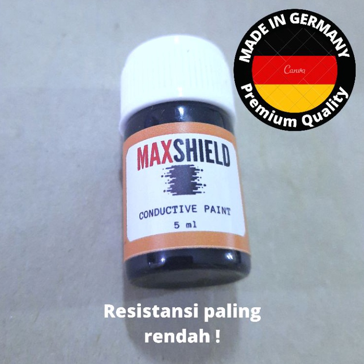 

Update Spesial MAXSHIELD CONDUCTIVE PAINT 5 ml cat karbon konduktif made in Germany