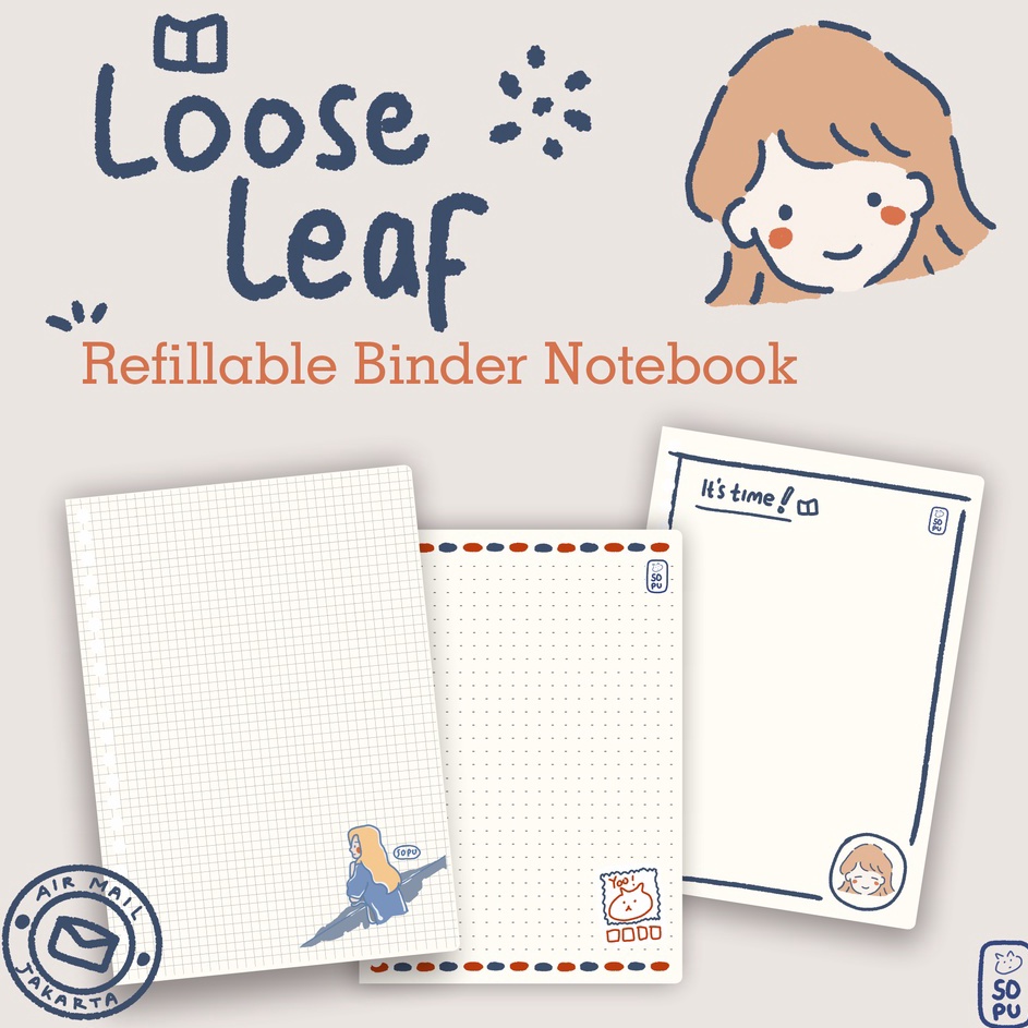 

Pusat Populer ISI ULANG LOOSE LEAF REFILLKERTAS BINDER BOOK PAPER B5 CUTE MOTIF