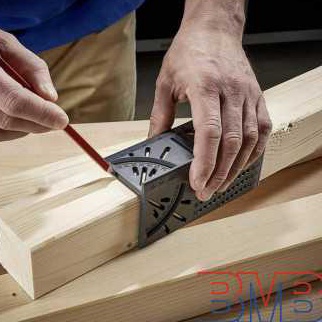 

Dijamin Aman N22Penggaris Houkiper Penggaris Mark Line Gauge TType Ruler 9 Degree HK3D