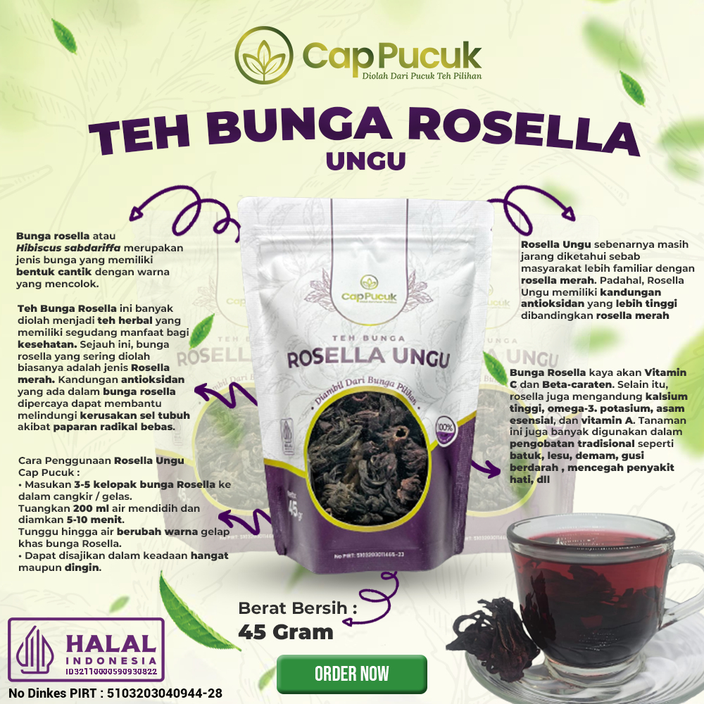 

TEH BUNGA ROSELLA UNGU CAP PUCUK