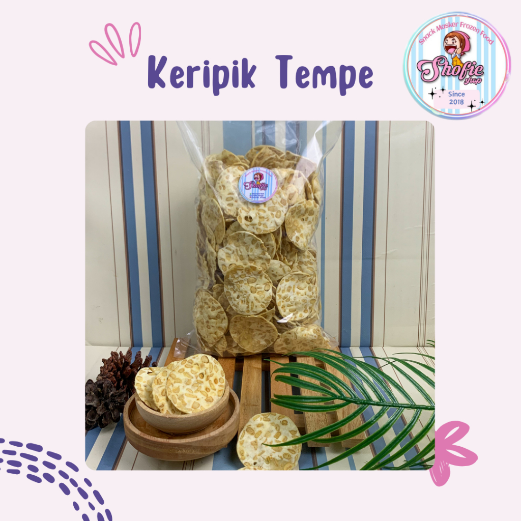 

Keripik Tempe Original Premium 250 gram