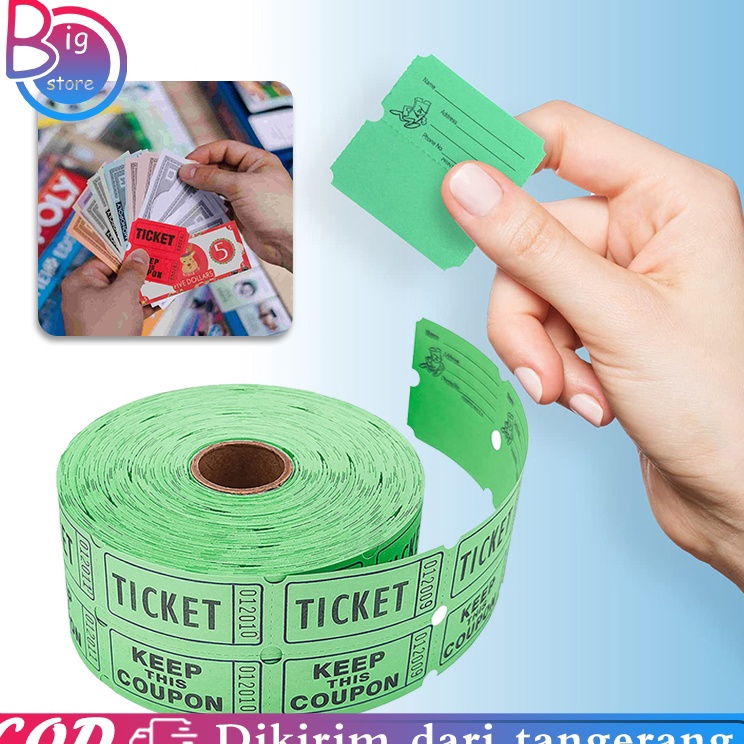 

Spesial Diskon 5pcsroll Kupon Jalan Sehat Menulis Tiket Event Voucher Sobek Tiket Masuk Tiket Wisata Voucher Diskon