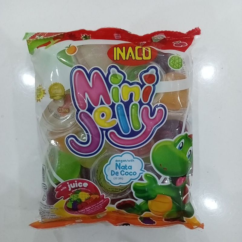 

Inaco Mini Jelly Jeli Aneka Rasa isi 25 pcs @15 g / 375 gram