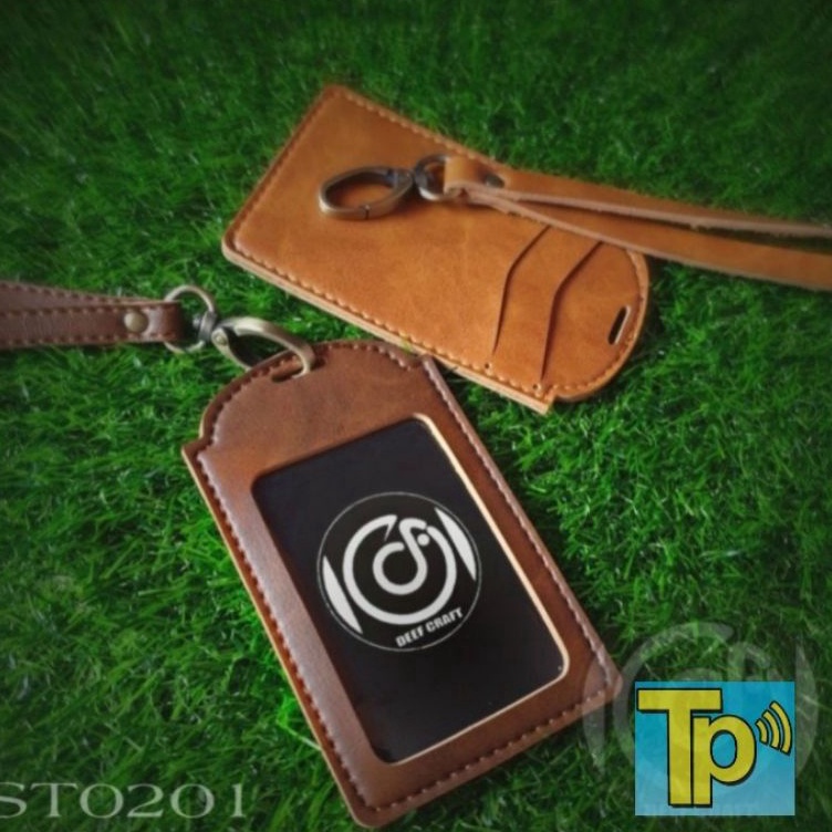 

KODE O6C8 Tali Kulit Id Card Holder Name Tag Kulit ID Card Holder Kulit Kualitas Premium