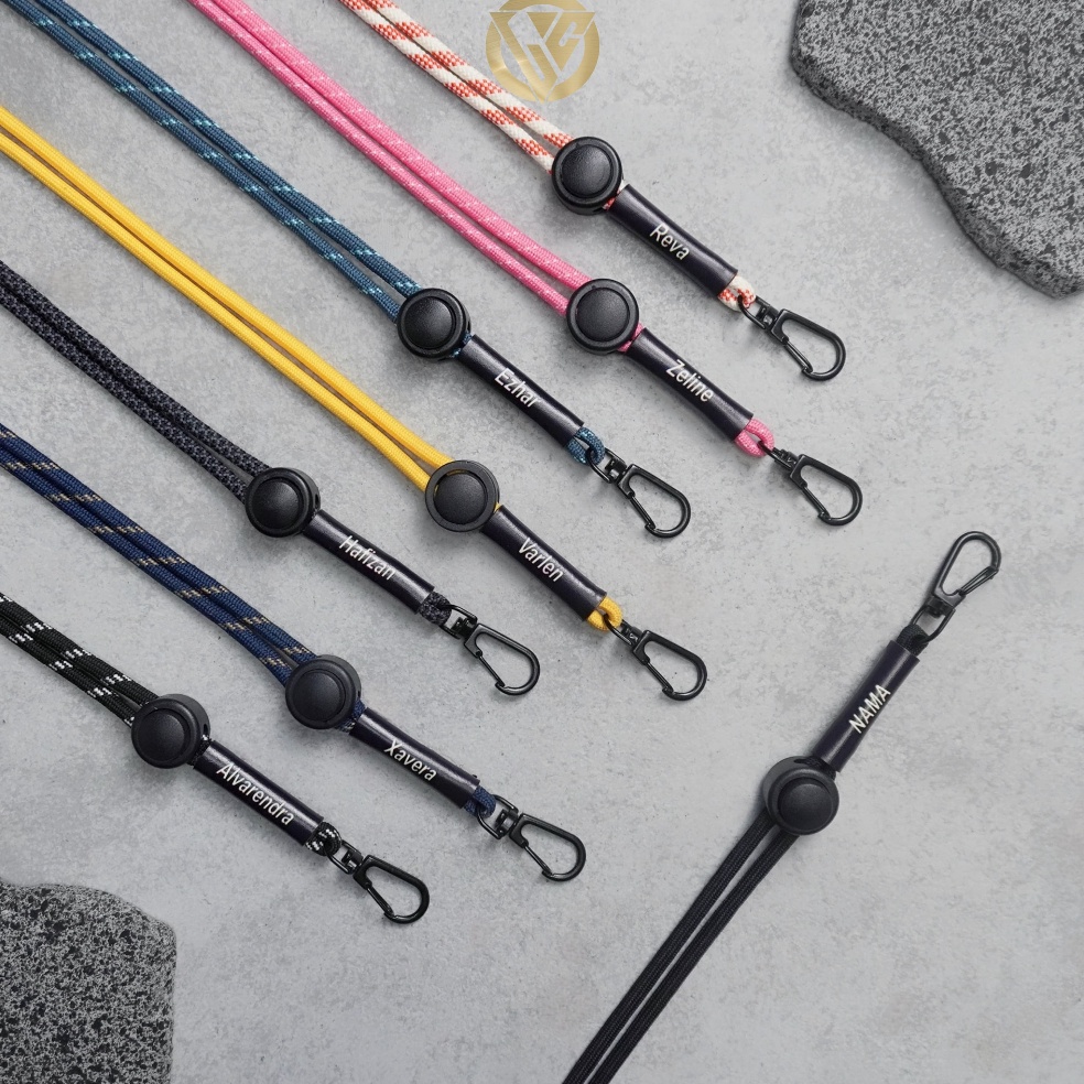 

KODE L3J Lanyard Craft Perusik Custom Nama Tali Hp Name Tag V3