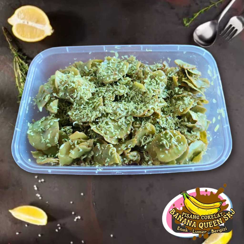 

Bananaqueenskj-Keripik pisang coklat lumer enak GREENTEA 250gr