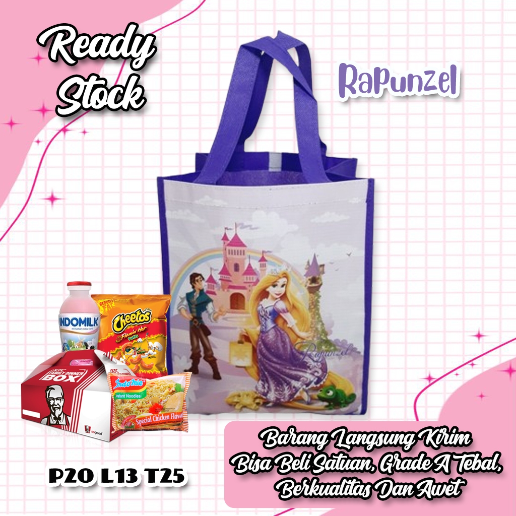 

Ready Stock Tas Kotak Ulang Tahun Anak Motif Rapunzel