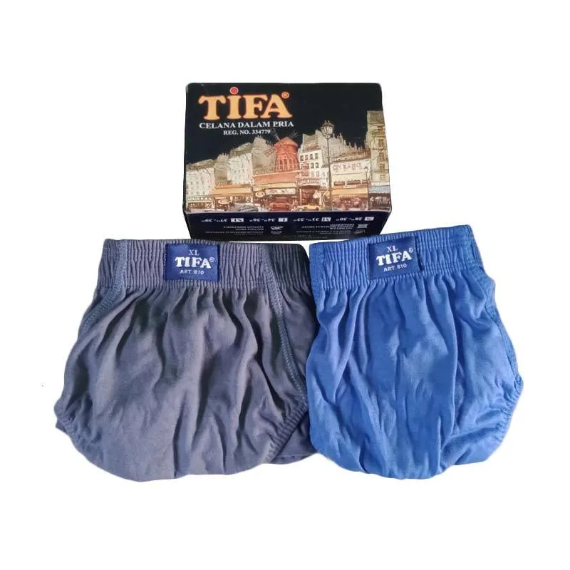 TIFA Celana Dalam pria isi 3 CD - TIFA 840 BOX - bahan katun SIZE M L XL murah nyaman classic - THEB