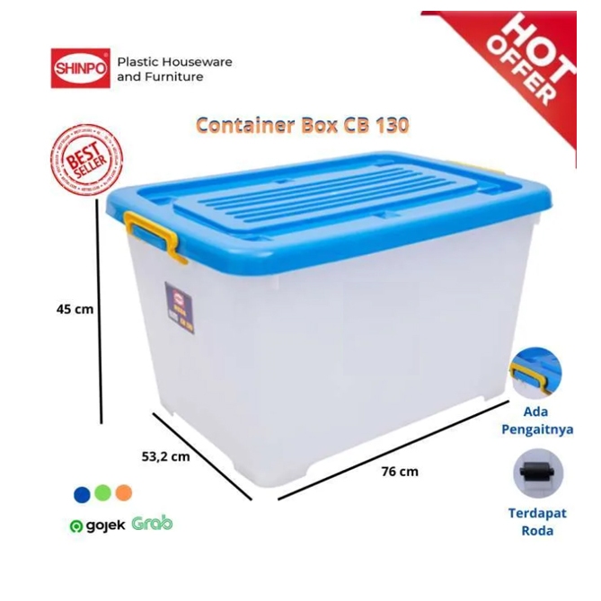 Kontainer shinpo cb 130 container shinpo 130 liter