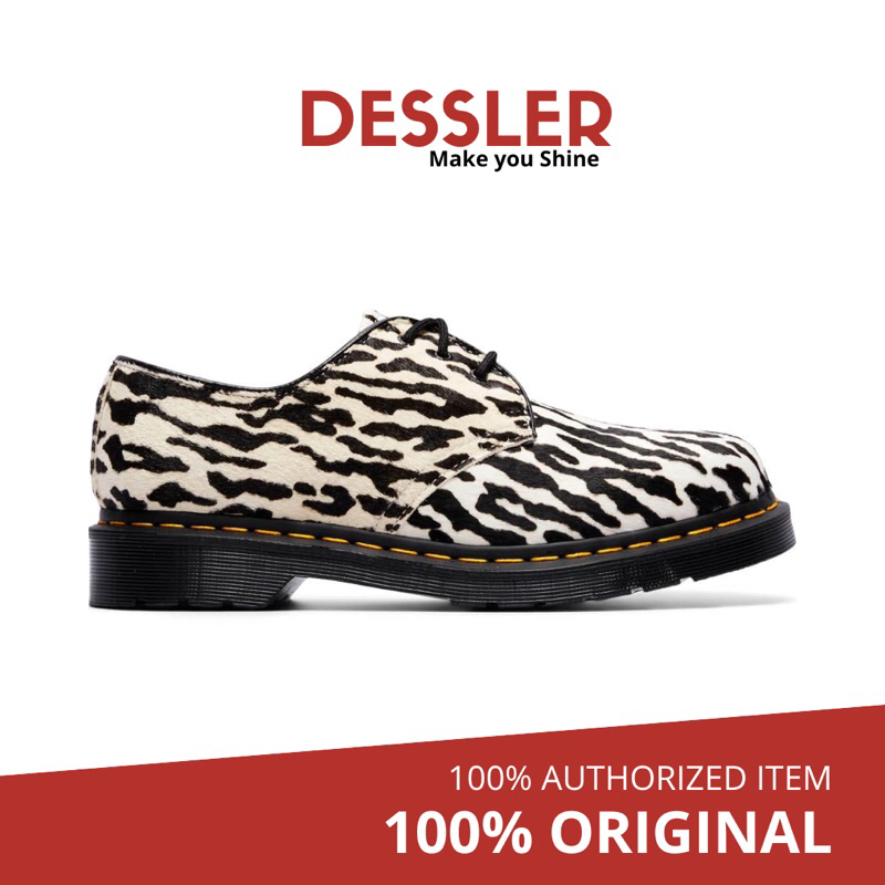 Dr. Martens x Wacko Maria 1461 - Hair On Black White