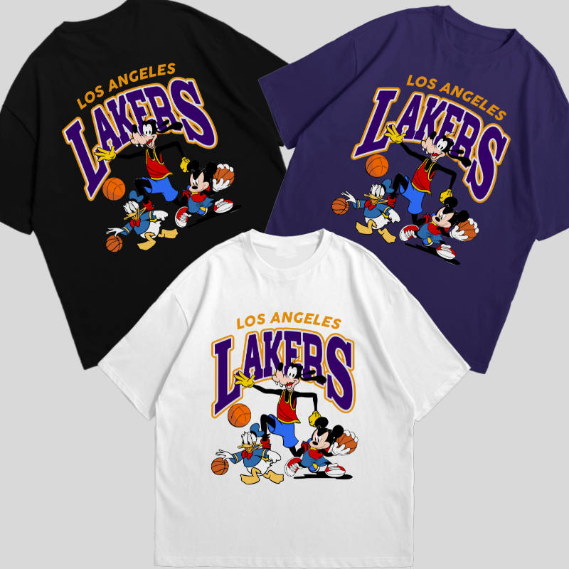 GENTIL - T-Shirt Oversize LAKERS Unisex Original