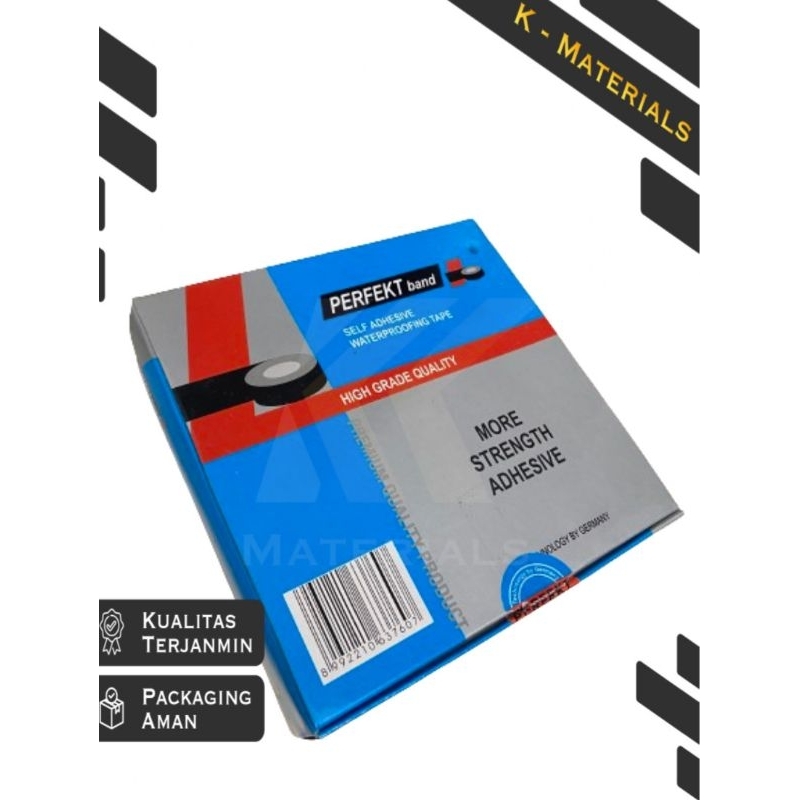 PERFEKT BAND 10 METER LEM SENG ANTI BOCOR / LAKBAN LEM SERBA GUNA / PENAMBAL ANTI BOCOR PEREKAT ATAP