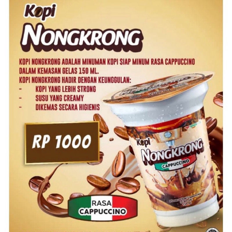 

KOPI NONGKRONG / 150ml / 24cup