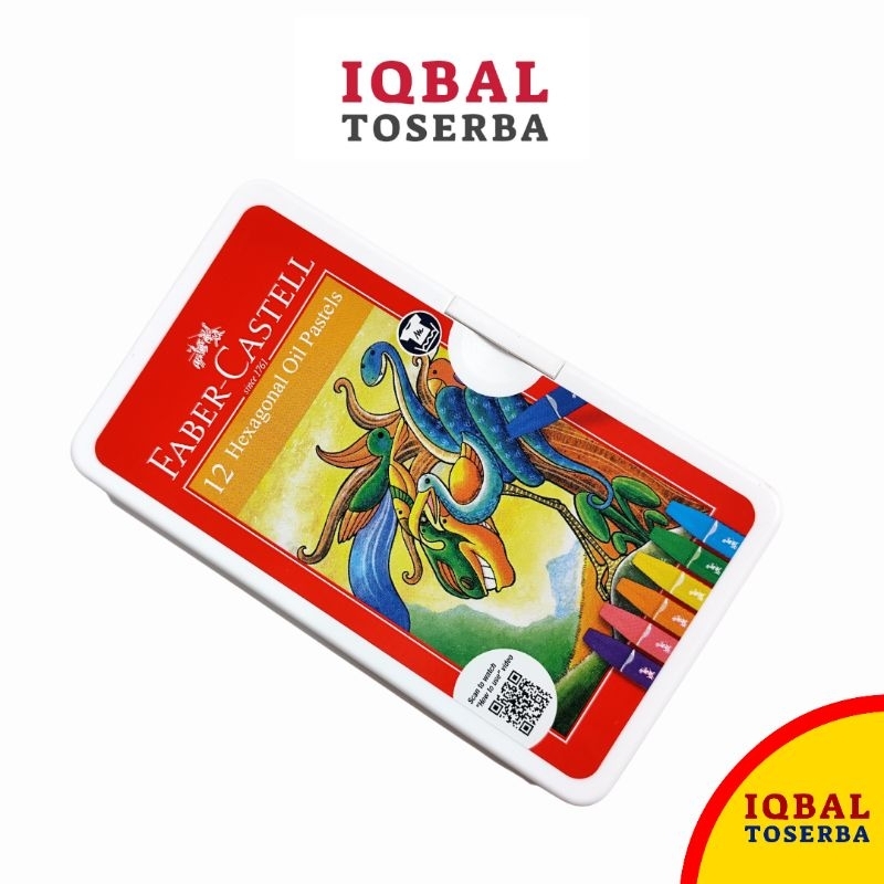 

KRAYON FABERCASTELL/FABER-CASTELL 12 WARNA/KRAYON OIL PASTELS/ATK