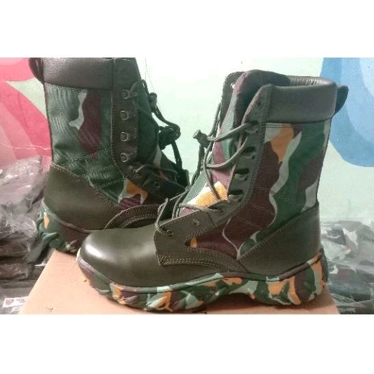sepatu pdl loreng
