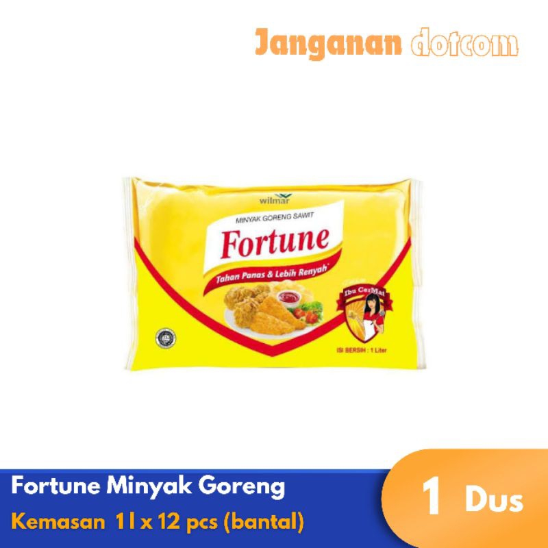 

Fortune Minyak Goreng 1 Liter 1 Dus x 6 Pcs Kemasan Bantal