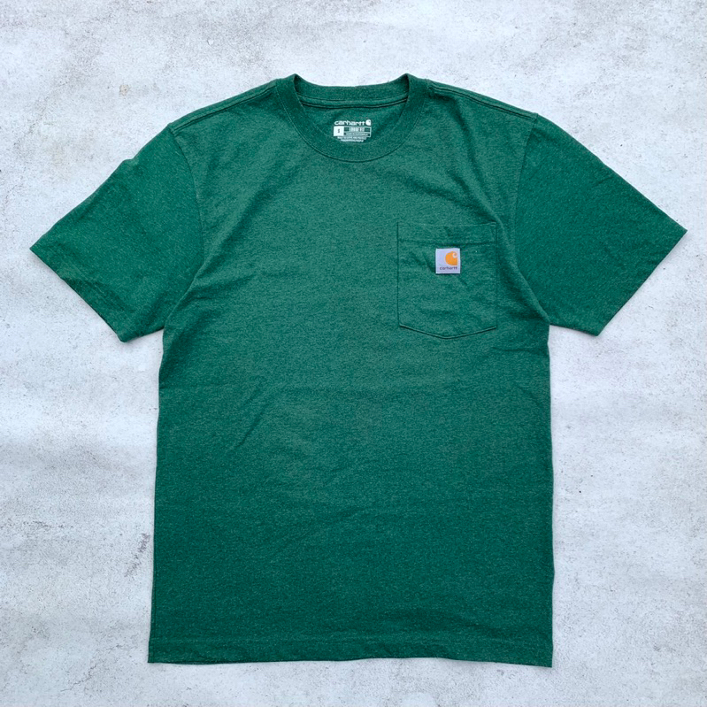 Carhartt K87 Pocket Heather Green