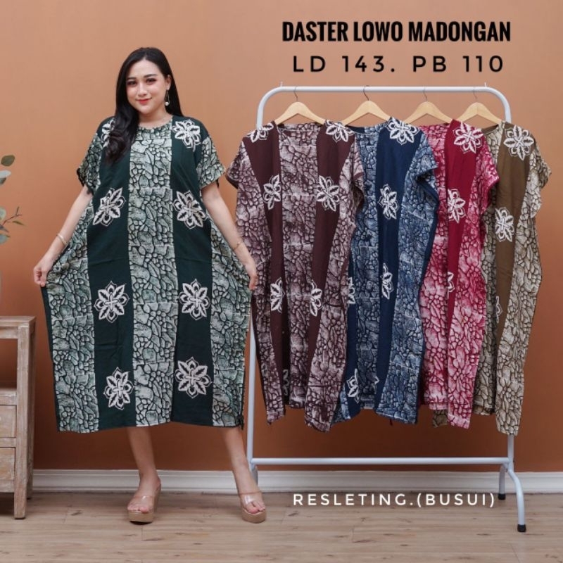 Daster Lowo Kalong Cap Madongan Busui Fit to XXXXL