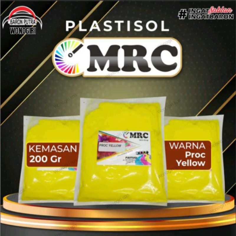 

PLASTISOL MRC PROC YELLOW 200 GRAM (vacum)