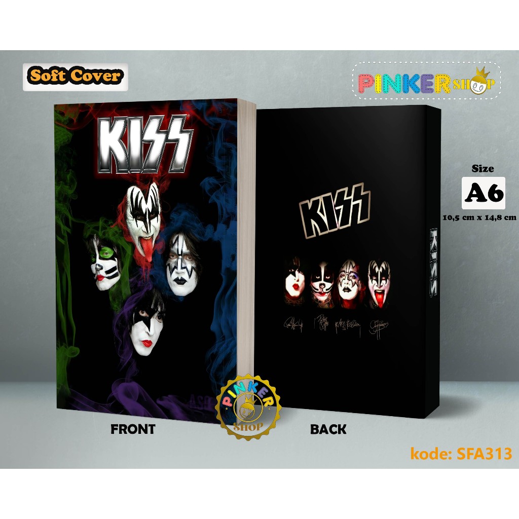 

(SFA313) Pocket Note Band Kiss 2 Softcover