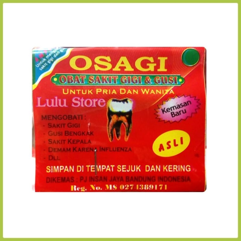 Osagi obat untuk sakit gigi dan sakit gusi