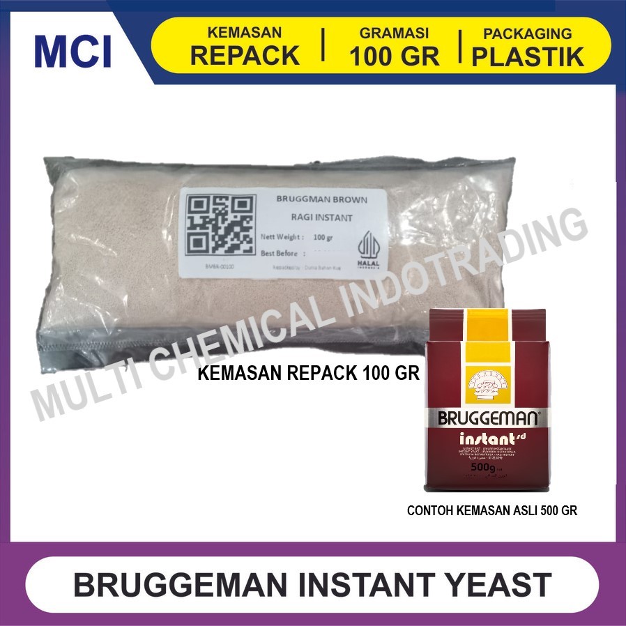 

BRUGGEMAN BROWN INSTANT YEAST REPACK 100 GR