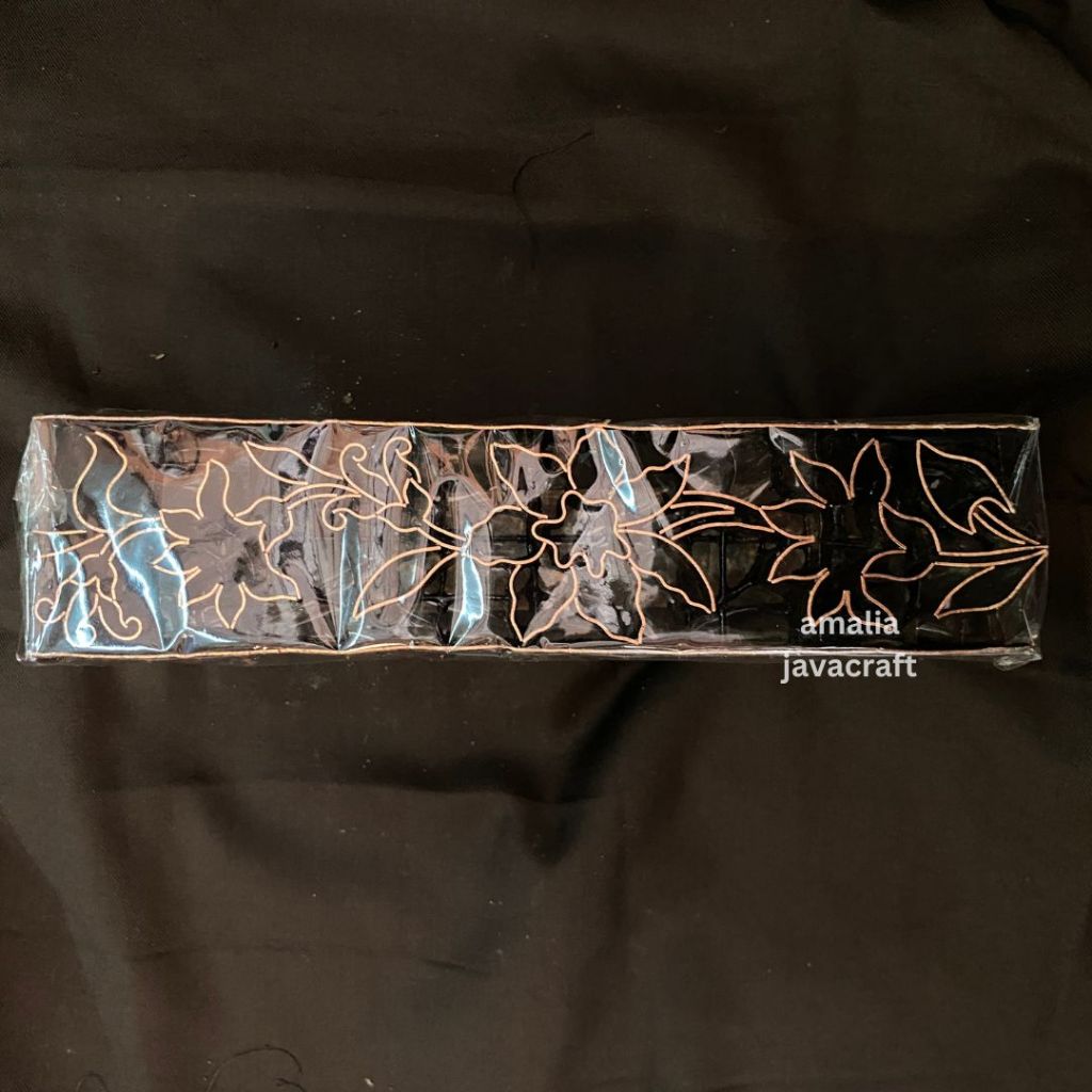 alat cap batik tembaga motif pinggiran bunga 02 canting cap batik