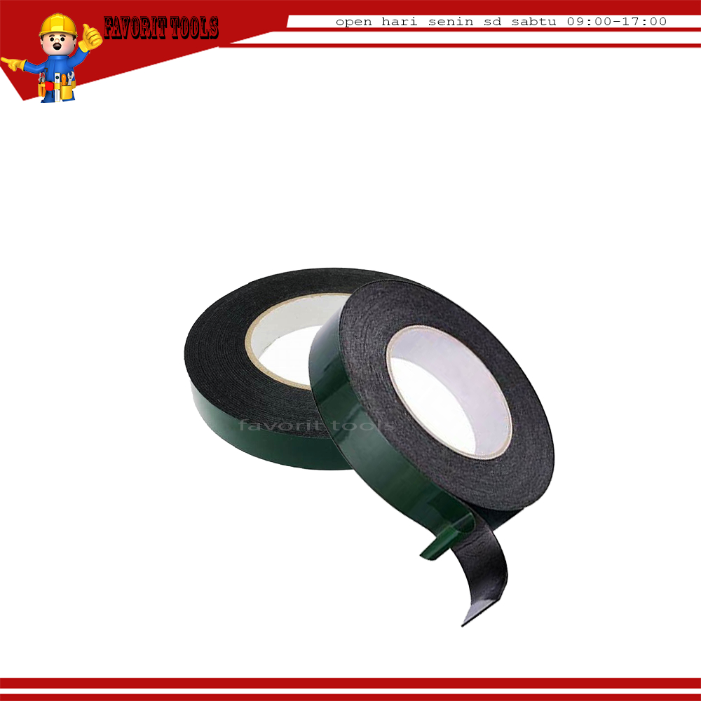 

Double Tape Hijau Perekat Double