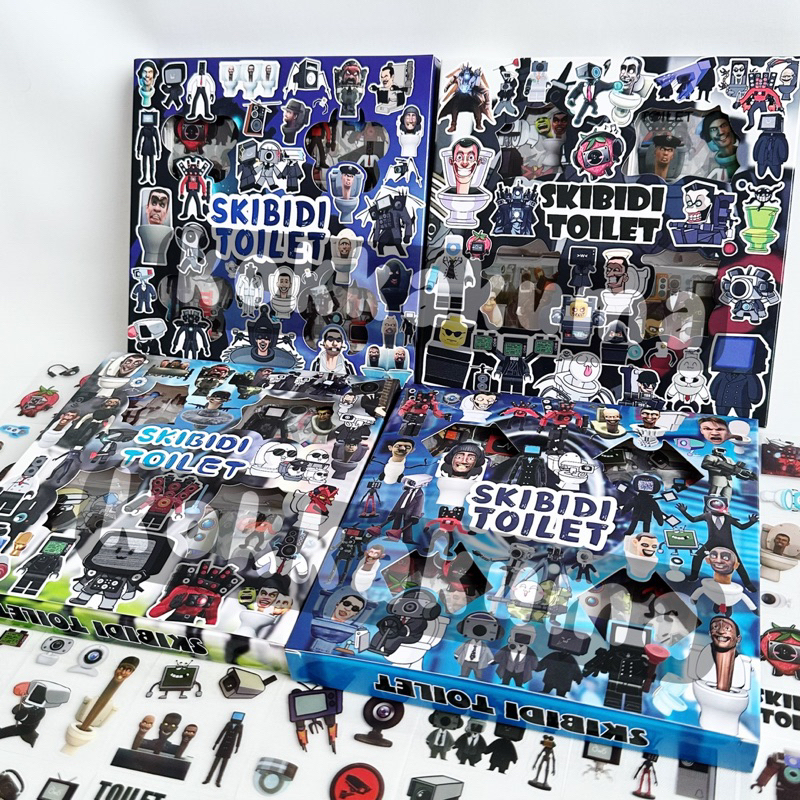 

( LLM ) SKIBIDI TOLIKET Aesthetic Sticker Box Stiker Dekorasi Jurnal
