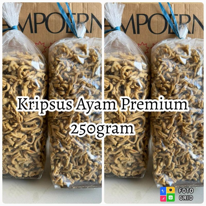 

Kripsus Ayam Original Tanpa Merek ( Premium ) 250gram