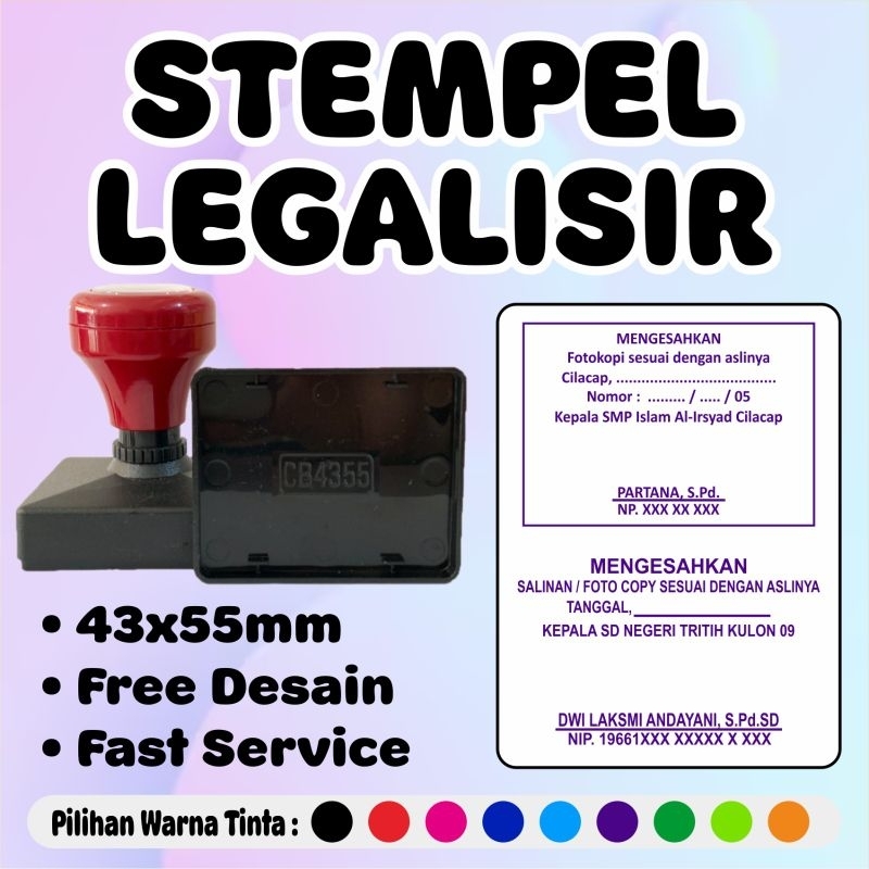 

stempel legalisir