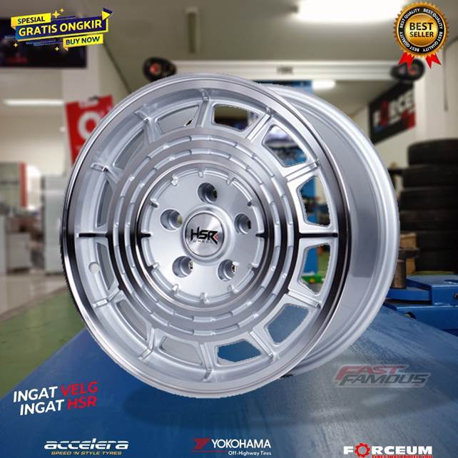 velg ring 16 hsr baut 5x114,3 terbaru bisa untuk ertiga, innova, brv dll hsr Rtr