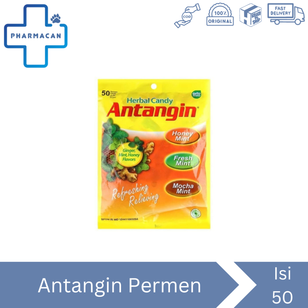 

Permen Antangin Herbal Kantong Sachet isi 50 | Antangin Permen | Antangin Candy | Permen Herbal | Permen Antangin Bag isi 50s | Herbal Candy Antangin Rasa Madu Mint Barley Mocha Mint | Permen untuk melegakan tenggorokan | Permen menghilangkan rasa mual