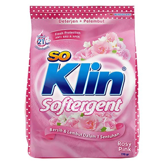 [add-sabun] Soklin/Daia Deterjen Bubuk Softergent 770 gr